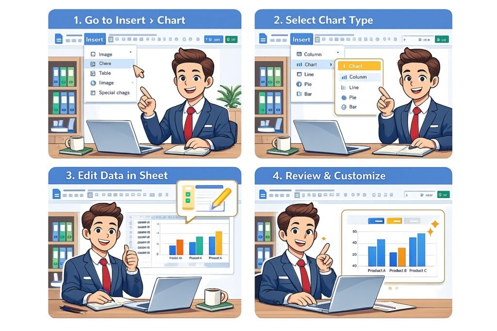How To Make a Graph With Google Docs