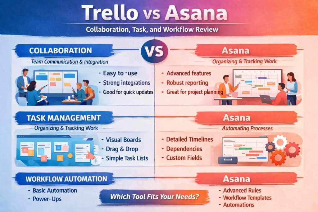 Trello vs Asana