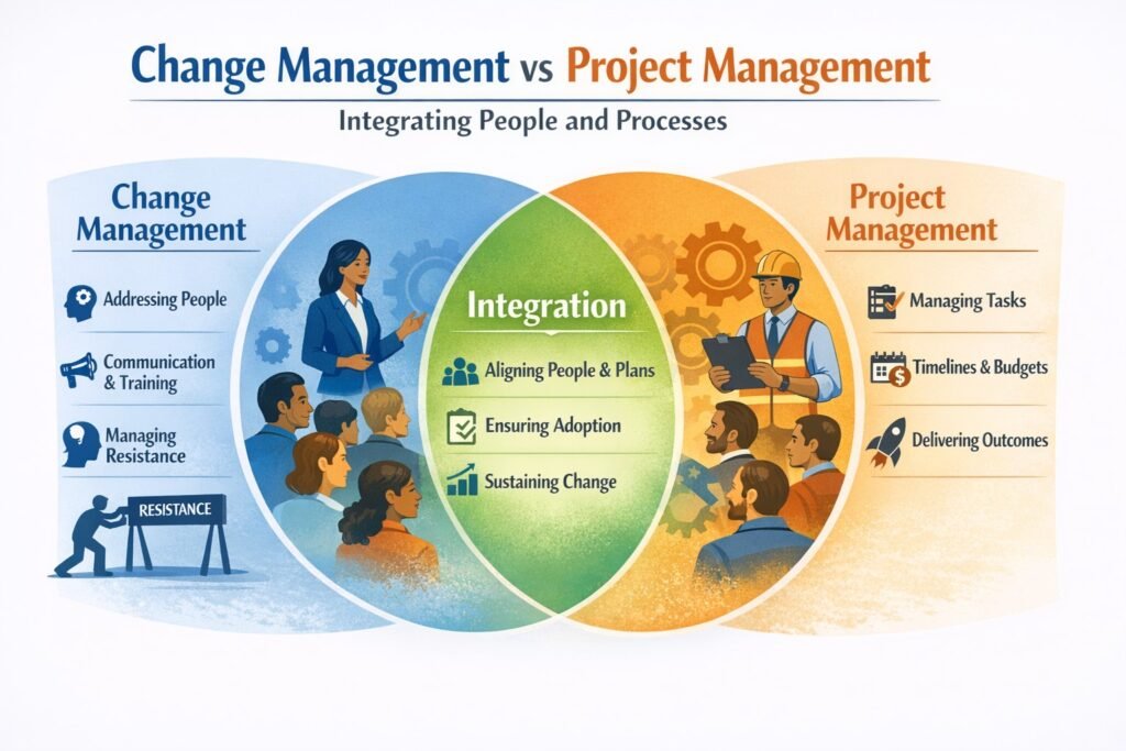 Change Management vs Project Management