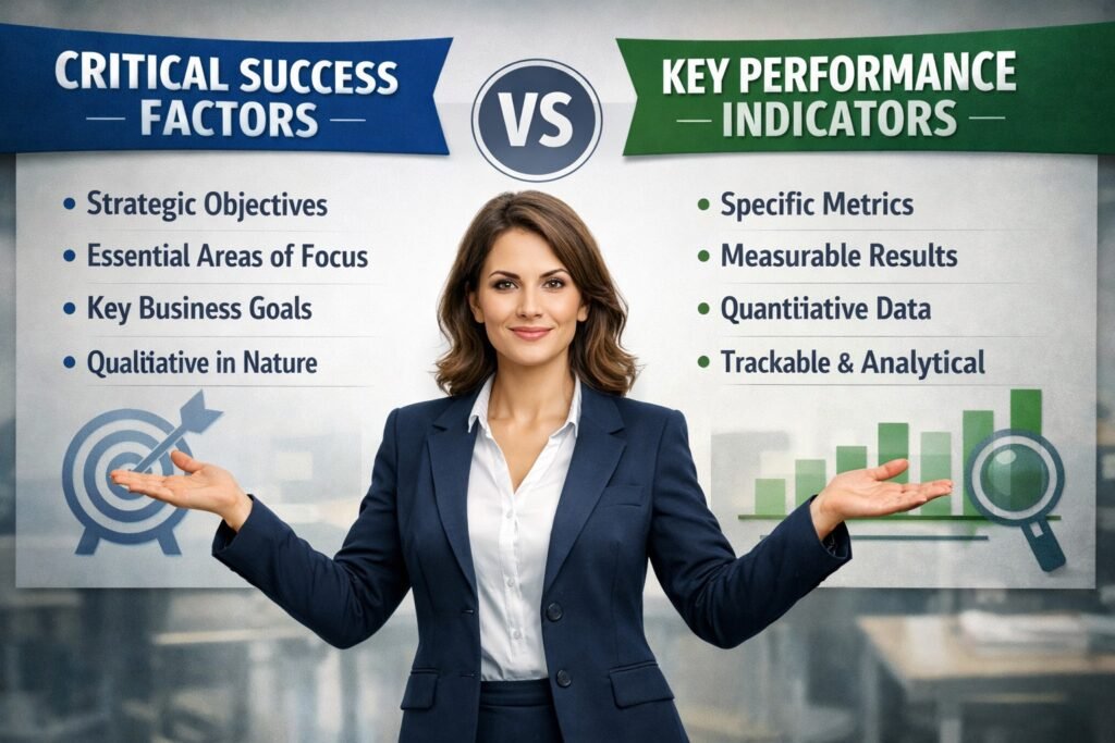 Critical Success Factors vs Key Performance Indicators