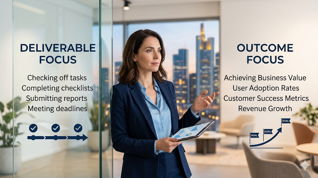 Deliverable Focus vs Outcome Focus